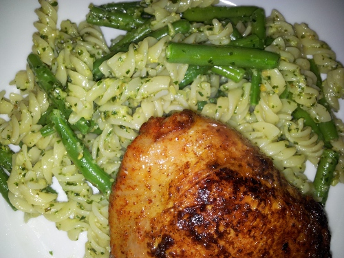 Conchiglie al pesto fresco